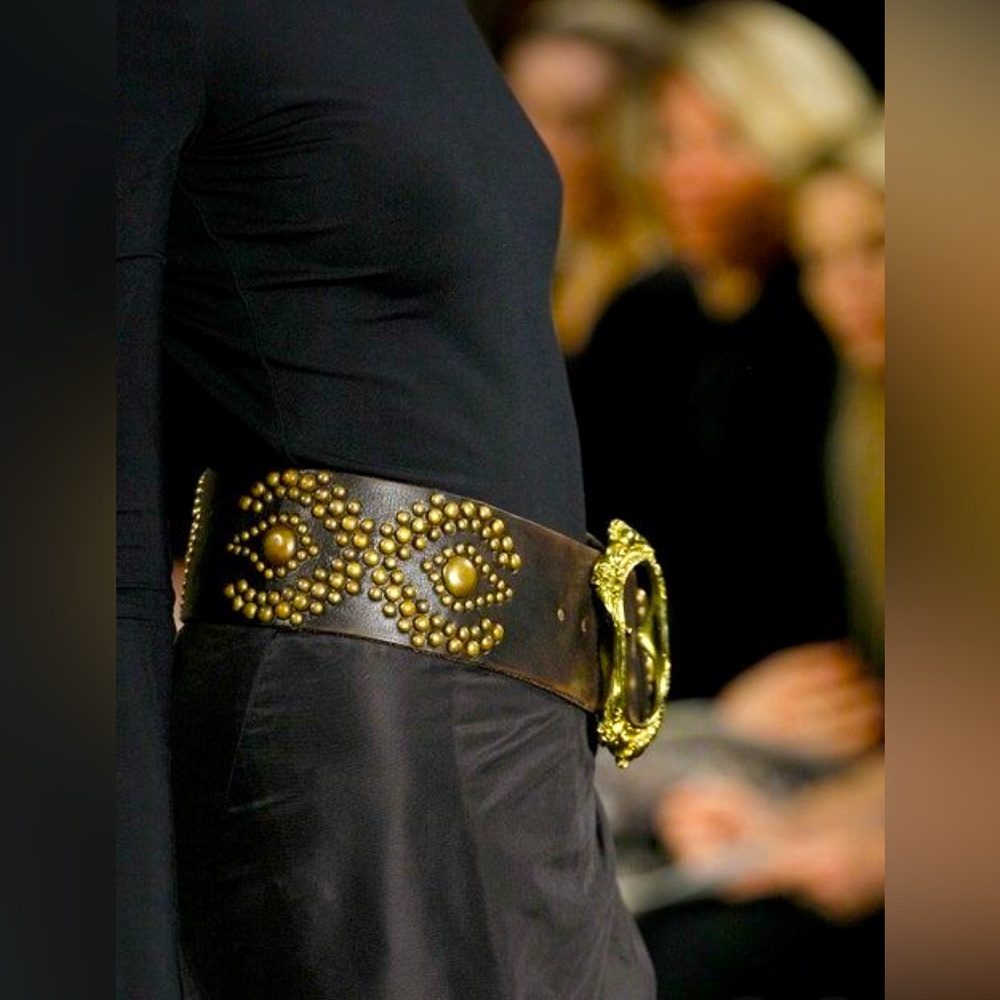 SOLD Ralph Lauren Runway Purple Label Collection Belt S